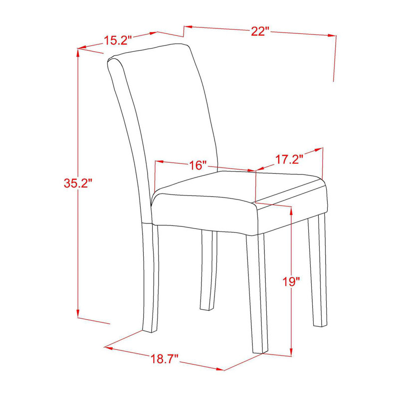  Chaises de salle à manger rembourrées en fil de métal noir brossées en fil de fer, ensemble de 2