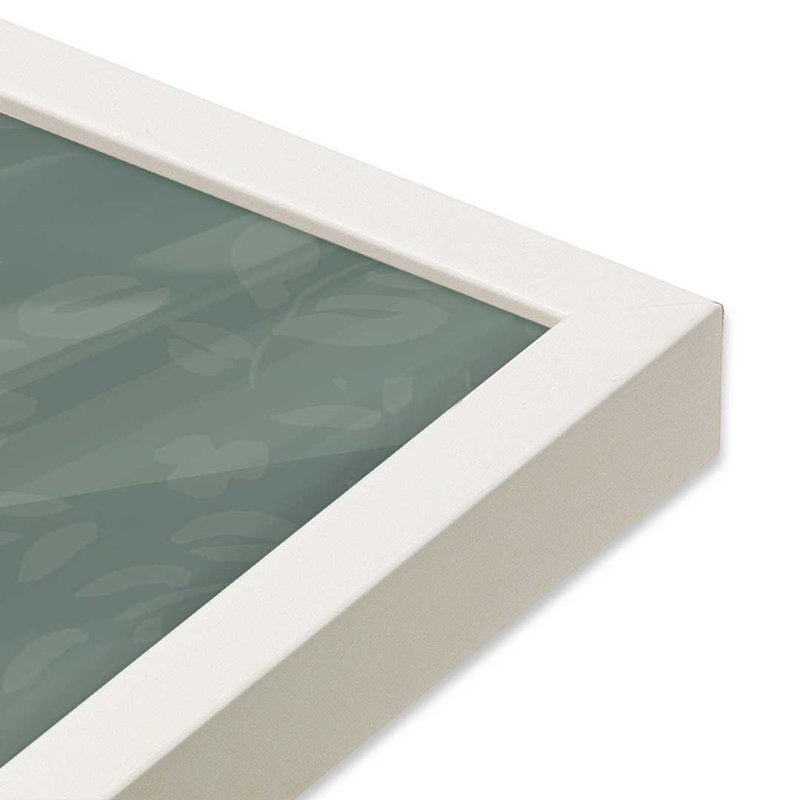 Ensemble de 2 impressions de forêt, 16 po x 16 po, Blanc opaque