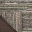 Tapis gris contemporain à rayures Rennes-748116809