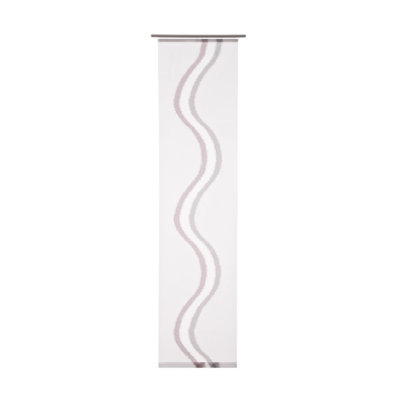 Alberto Track Insert Sheer Sliding Panel, Pink