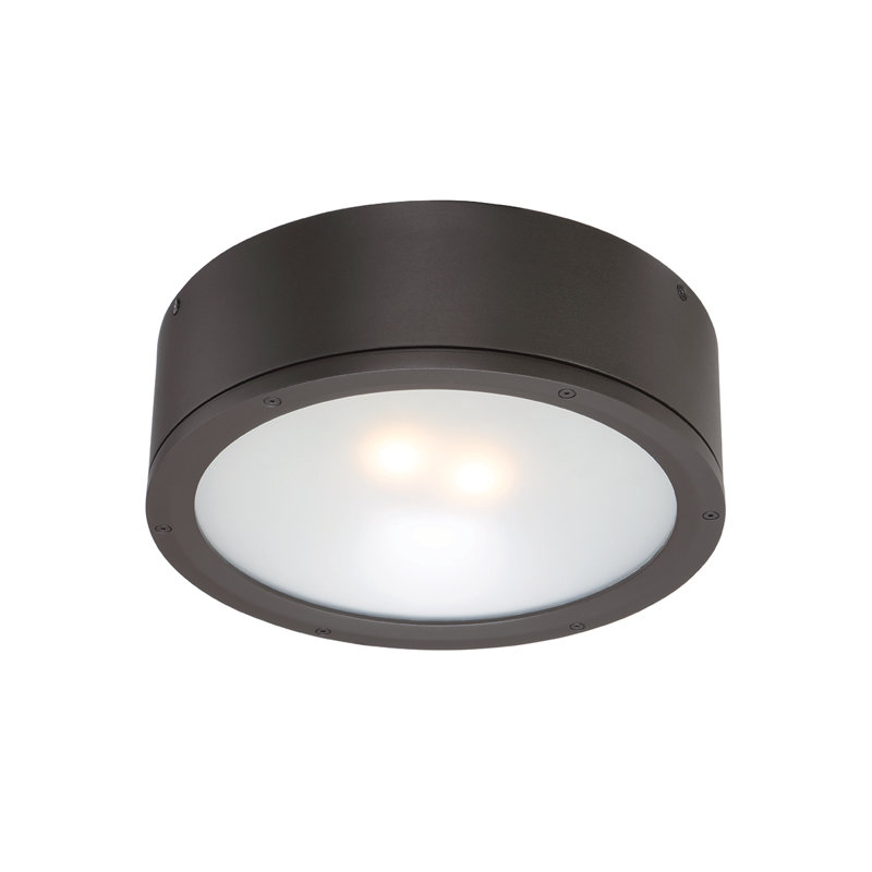 Tube 1 - Light Flush Mount, Bronze