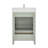 Phelips 24'' Bathroom Vanity In Light Grey Finish With Pure White Engineer Stone Countertop