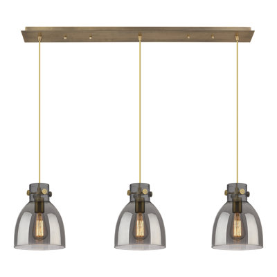 Luminaire suspendu en forme de cloche à 3 lumières Amrith