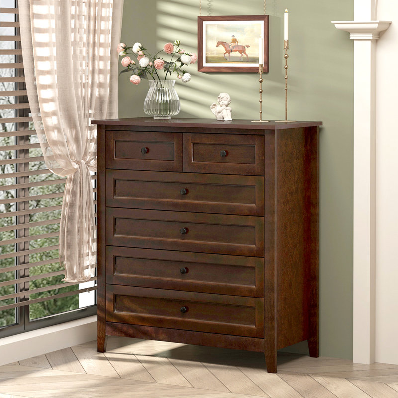 Commode en bois massif avec commode peinte à la bombe aérosol, casiers d'armoire de table de buffet, casiers de table de console de buffet, poignée ronde rétro, applicable à la salle à manger, au salon, au couloir de la cuisine, auburn