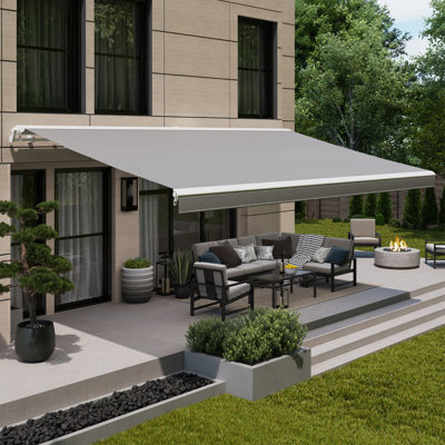 Motorpro SunSetter Platinum Plus PRO Retractable Patio Awning with Sunbrella Fabric