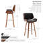 Tabouret tournant 29,92 "Borica-1260598920