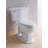 TOTO® Eco Clayton® Two-Piece Elongated 1.28 GPF Universal Height Toilet, Cotton White-6788199