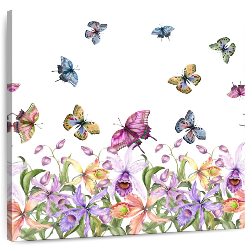 Jardin d'orchidées tropicales, H 10 po x l 10 po