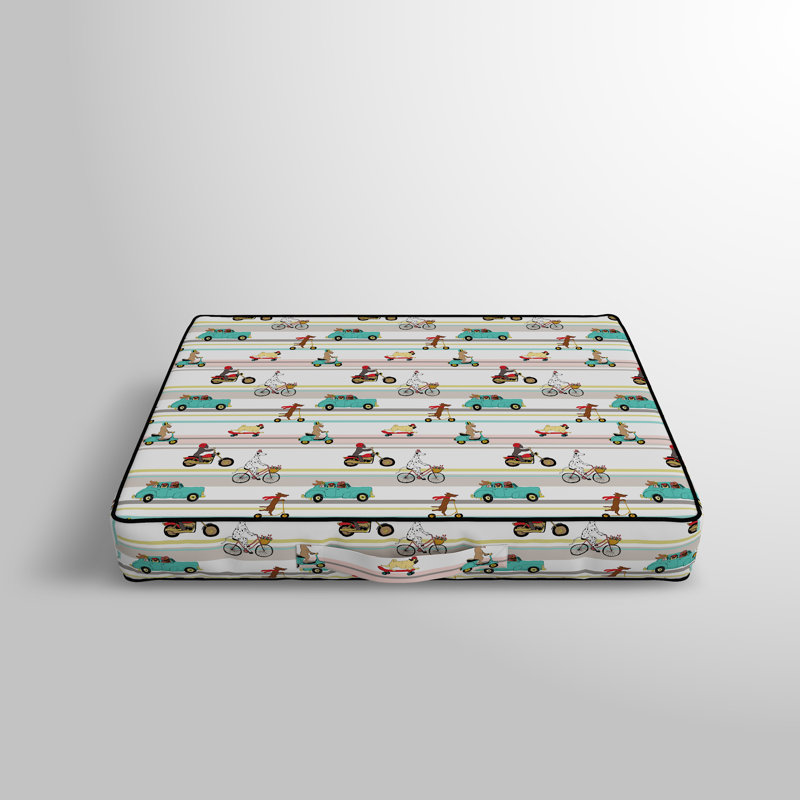 Dawton Polyester Pet Bed, Large (35" W x 27" D x 4" H)
