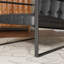 Chaise d'appoint avec repose-pieds
