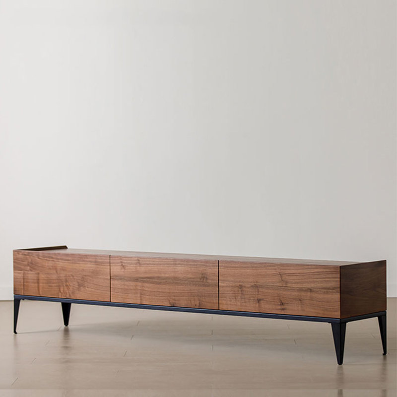 Crédence de rangement en bois massif de l 94,49 po American