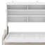 Grand lit escamotable à armoire avec canapé pliant