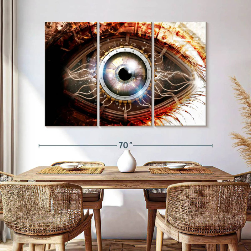 Kelan Bionic Eye, 48" H x 74" W