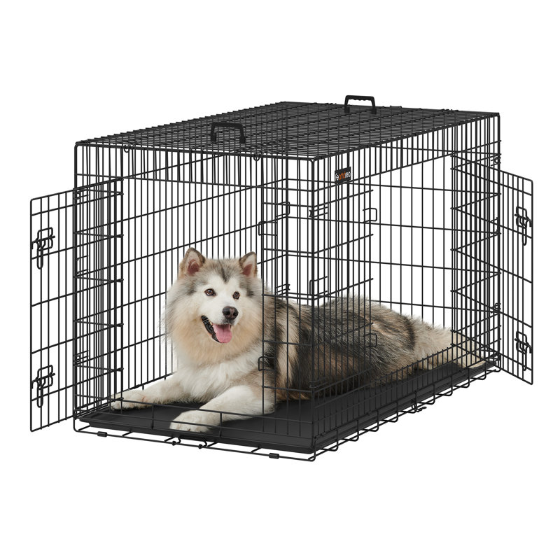 Metal Pet Crate with 2 Doors