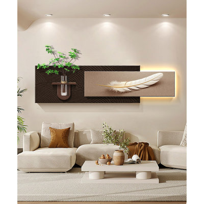 Murale contemporaine luxueuse en pierre grise
