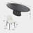 Nina 7-Piece Oval Dining Table Sets-122904078