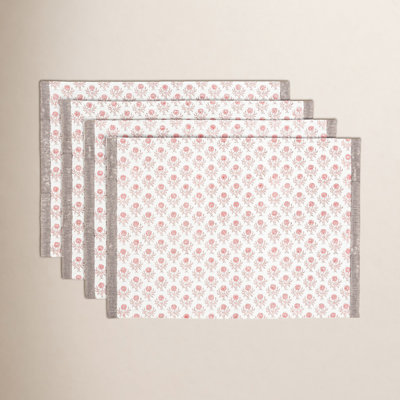 Hand-Blocked Cotton Placemat