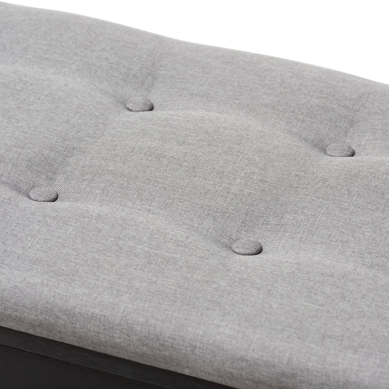 Modern and Contemporary Upholstered Cushioned Entryway Bench