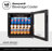 Honeywell 48 Cans (12 oz.) Freestanding Beverage Refrigerator