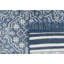 Bovina Geometric Area Rug in Navy/White-1450010899