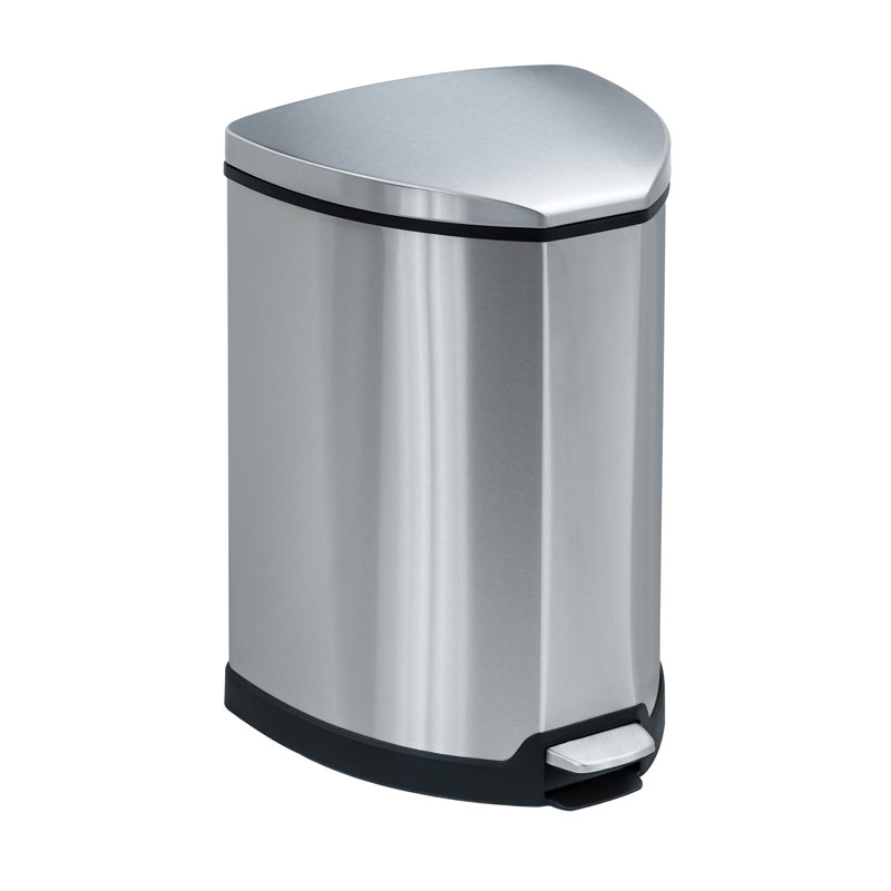 Receptacle 4 Gallon Step On Trash Can, 4 Gallon