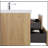Montasia 41.93'' Single Bathroom Vanity with Resin Top-147464021