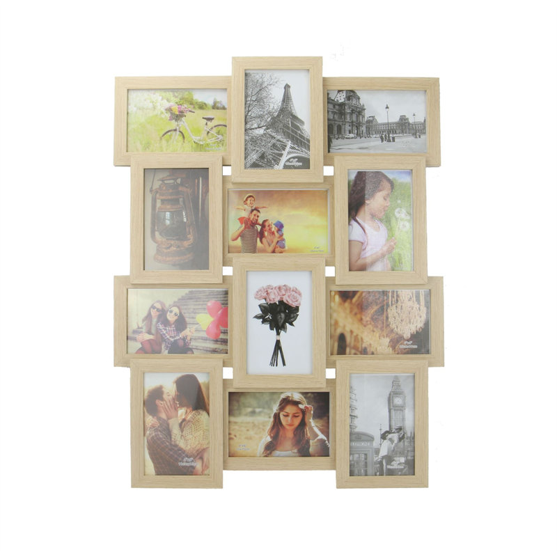 Michiana Brown Wood Mirrored Picture Frame