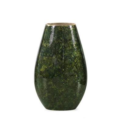 Renaldi Emerald Gold Torpedo Vase- Medium
