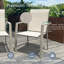 Garden Patio Chairs Set Of 2, Weather Metal Outdoor Dining Chairs , Garden, Poolsides-732495917
