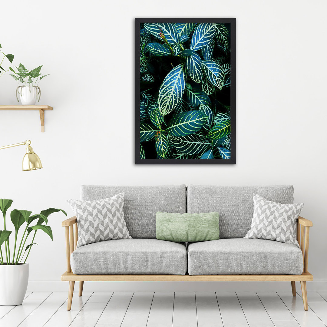 Gerahmter Fotodruck Juicy Green Leaves