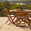 Nayoun Solid Wood Patio Folding Chair Folding Chair Set-2110955504-2110955505