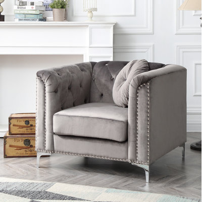 Emmerich Pompano Velvet Chair