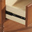 24'' Turned Solid Wood Spindle Nightstand with Drawer&Open Shelf,Brown-535674762-534350924