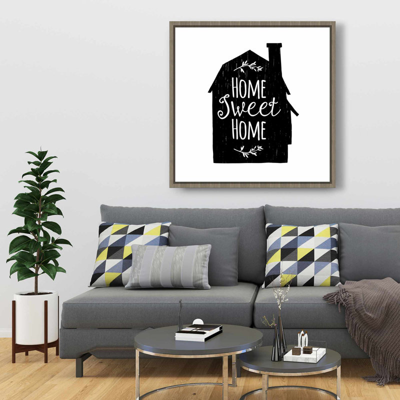 Home Sweet Home - Toile de maison de campagne