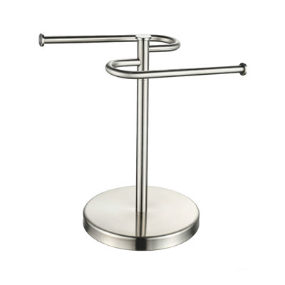Bliss Brushed Nickel Freestanding Toilet Paper Holder