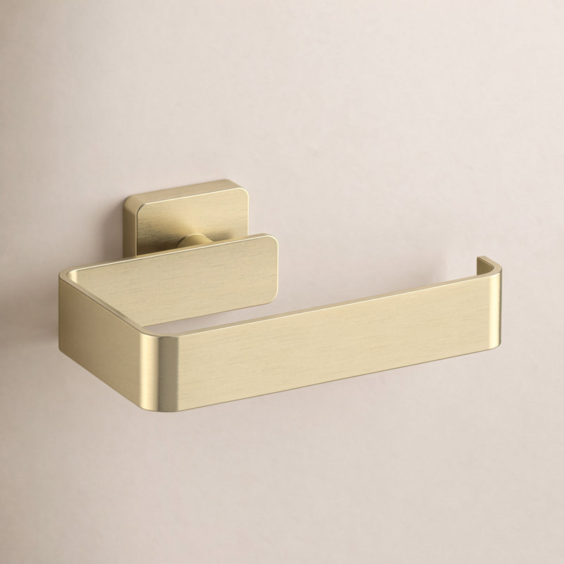 Porte-papier hygiénique Blaze, Or brossé