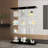 Cabinets, Modern Extra Large 4-Shelf Display Cabinet with Solid Wood, Easy Assembly | Black | Glass-632510865