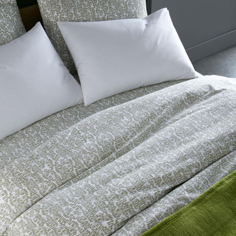 Fern Single Duvet Cover, King Duvet Cover, Olive