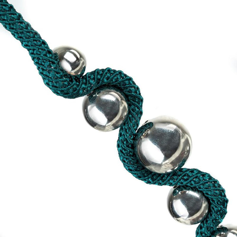 Losh Fabric 16cm Curtain Tieback, Green