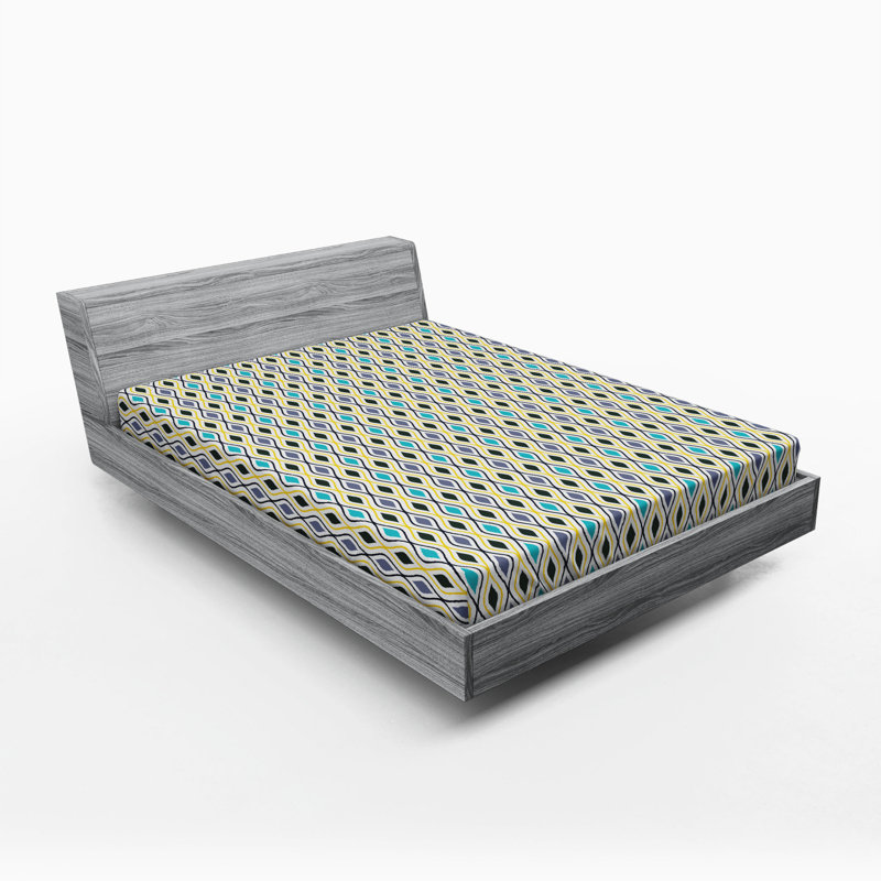 Drap-housse pois dot, Drap-housse simple TG, Géométrique