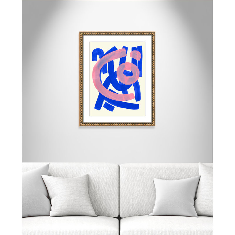 Impression Funky Beat par Haniff, Imprimé mat, Perles de feuilles dorées, 24.5'' W x 30.5'' H