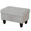 Repose-pieds de rangement rectangulaire 28,5 po Keevha-271079497