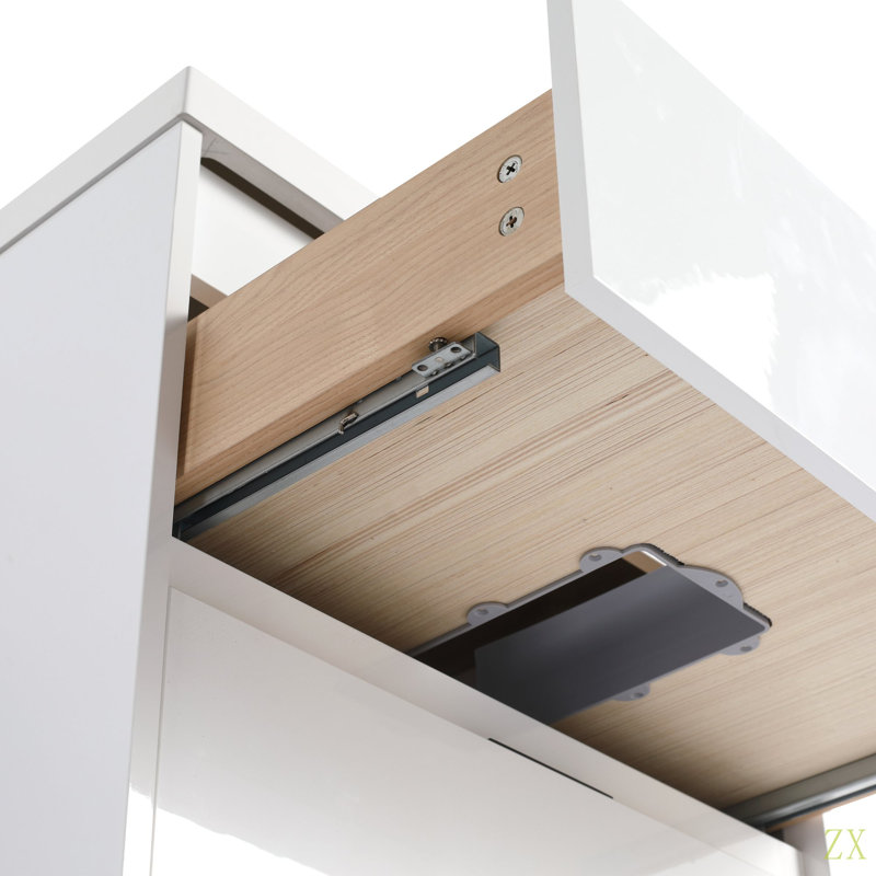 Armoire de salle de bain autoportante 24 po, 3 tiroirs à fermeture douce, (KD-Packing) (meuble-lavabo seulement)