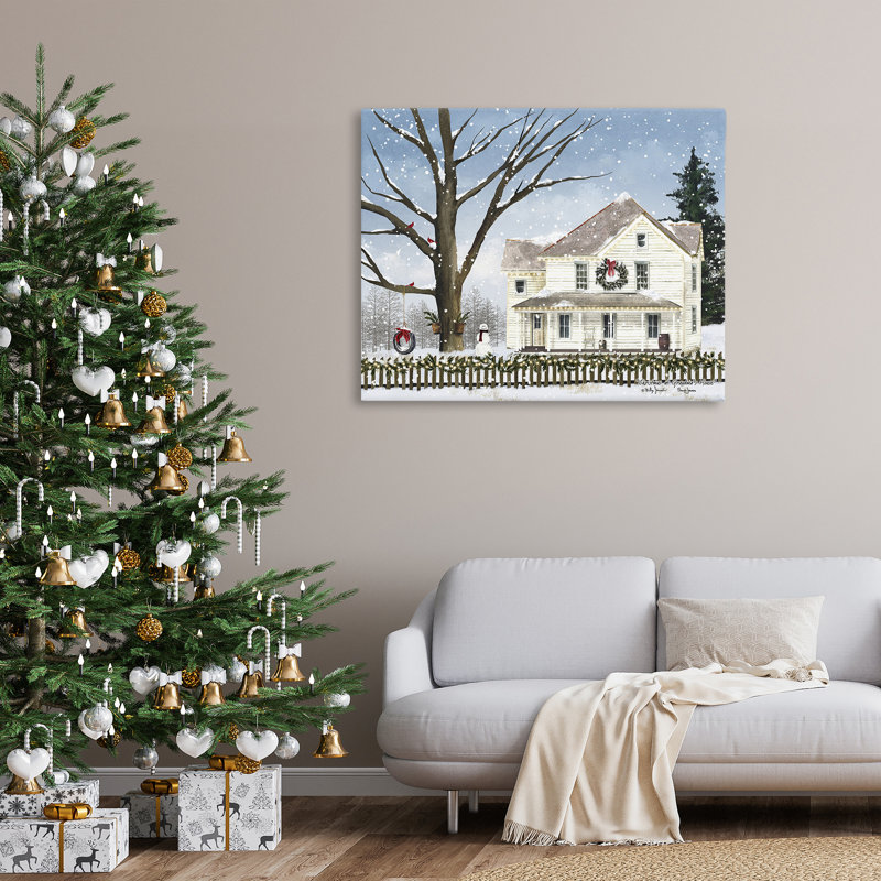 «Charmant quartier d'hiver» par Billy Jacobs, H 36 po x l 48 po x P 1,5 po