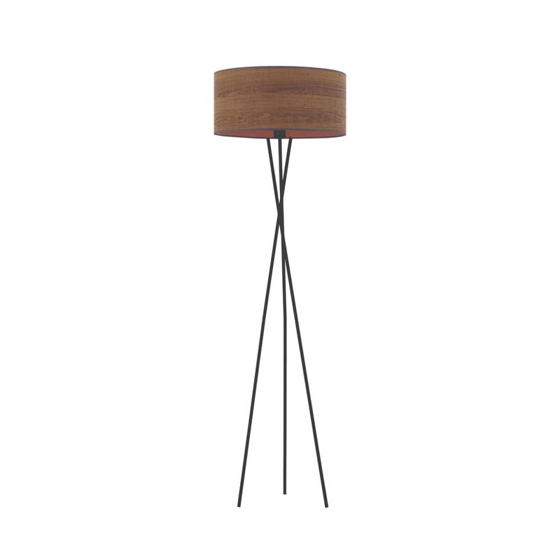 Charlton 160cm Tripod Floor Lamp, Brown, Black