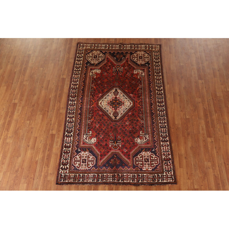 Tapis traditionnel rétro en laine 5 x 8 po