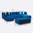 Verble Velvet U-Shaped Sectional Symmetrical-836830813-862250944