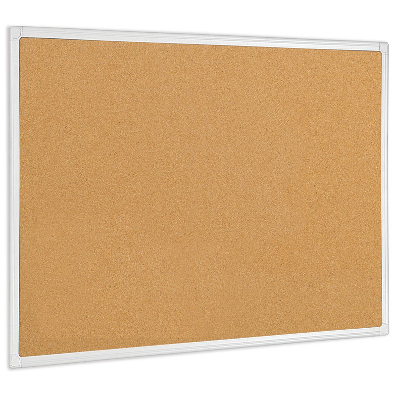 Maya Wall Mounted Magnetic Bulletin Board, Yellow, 120cm H x 180cm L x 1.5cm D