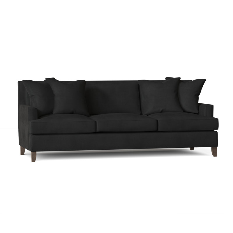 Addison Upholstered 91.5'' Sofa, Akiko Graphite Performance 5534-011, Mocha