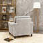 Corduroy Fabirc Fauteuil confortable pour petit appartement Chambre à coucher Balcon Petit canapé-lit Petit canapé avec coussin-2042136175